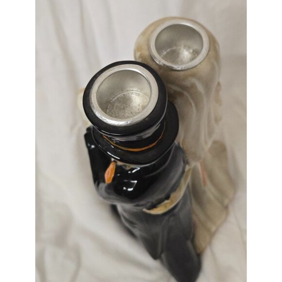 Yankee Candle Holder Boney Bunch Skeleton Halloween Last Tango Bride Groom - Picture 5 of 5